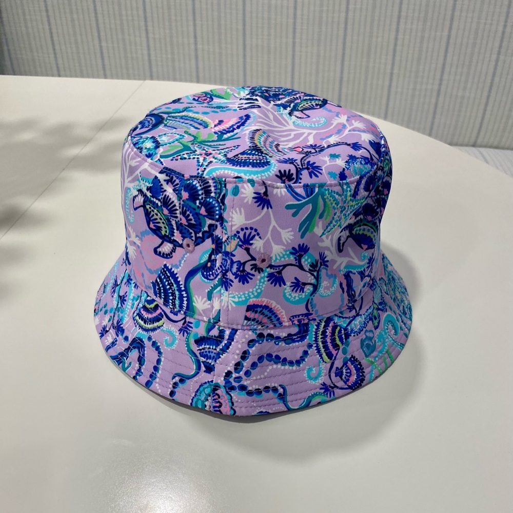 NWT Lilly Pulitzer Bucket Hat Lilac Freesia